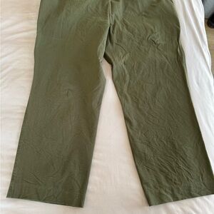 Banana Republic Olive Green Flare Jeans